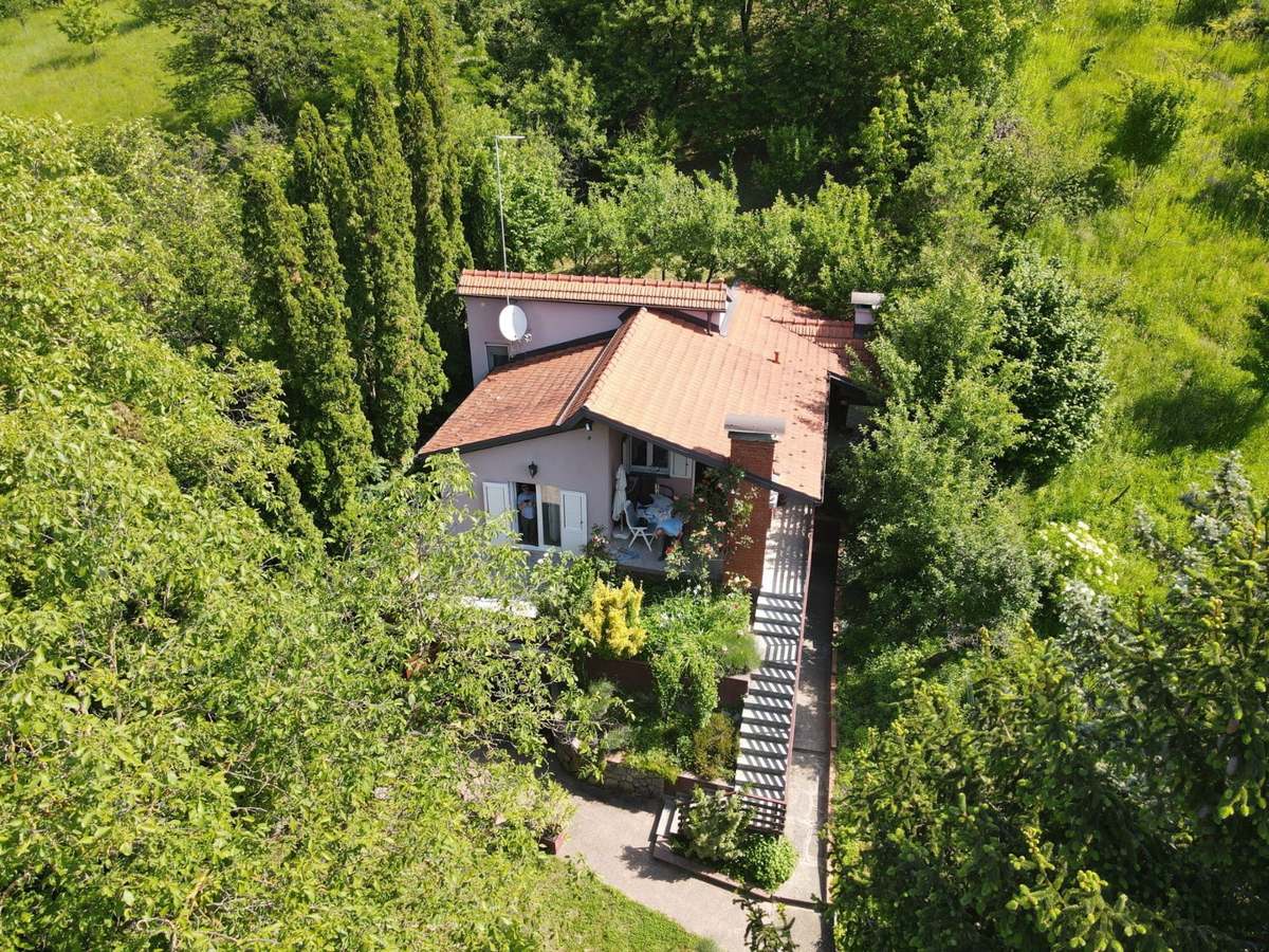 Čudovita hiša obdana z naravo