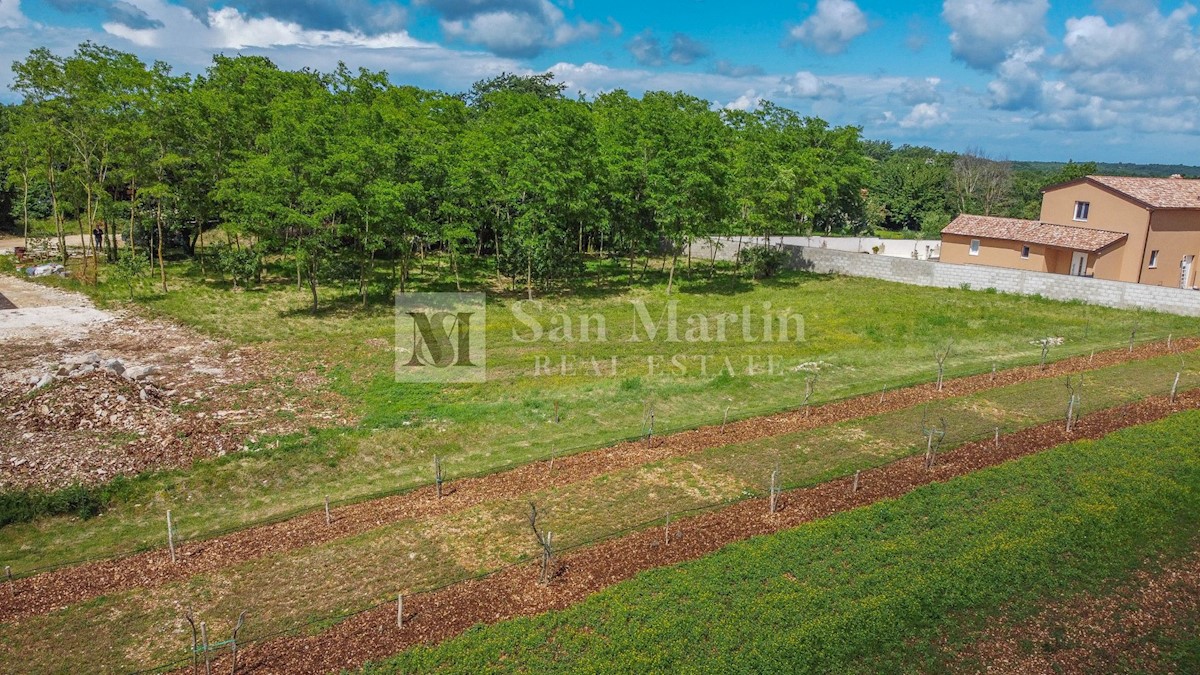 Žminj, okolica - čudovito zemljišče v majhni vasici