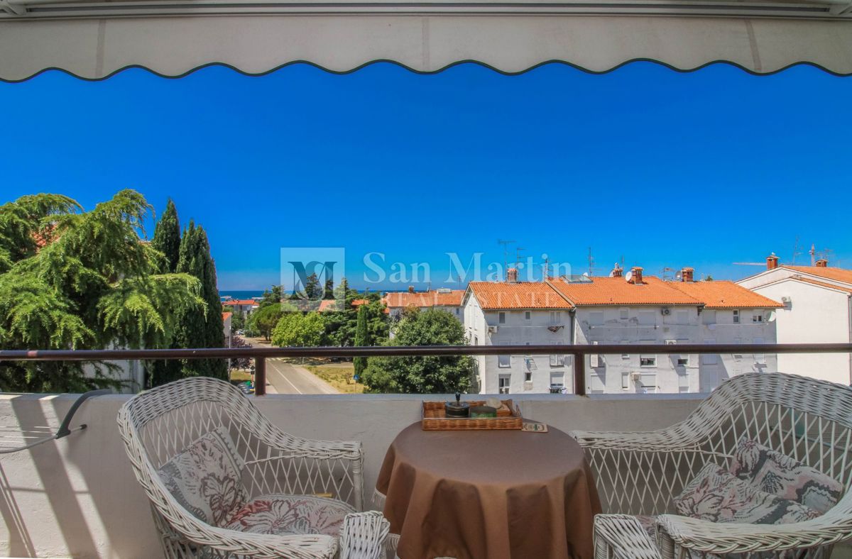 Poreč, center – Stanovanje z razgledom na morje v bližini plaž