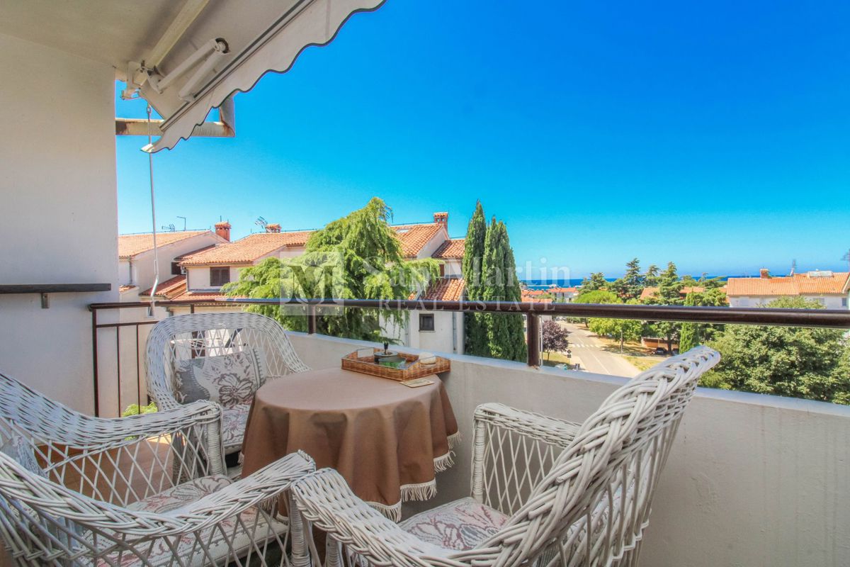 Poreč, center – Stanovanje z razgledom na morje v bližini plaž