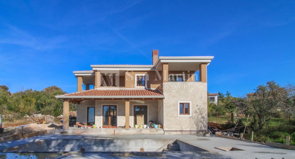 POREČ, Moderna hiša s panoramskim pogledom na morje