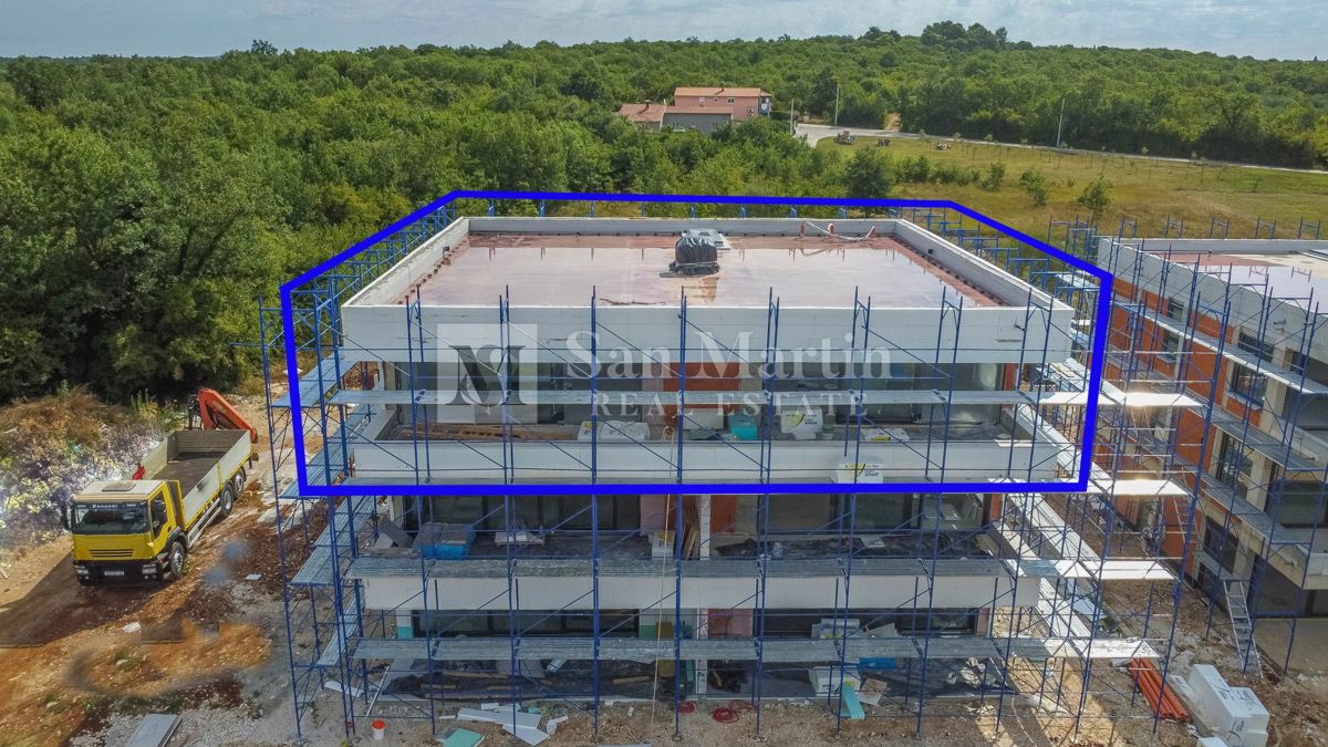 Poreč, okolica – Penthouse na mirni lokaciji s pogledom na morje