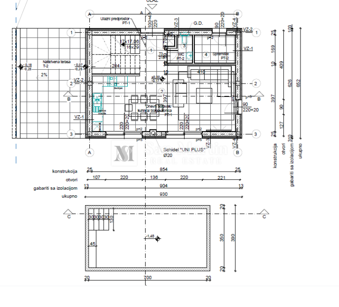 Novigrad, okolica - odlična novogradnja z bogato vsebino