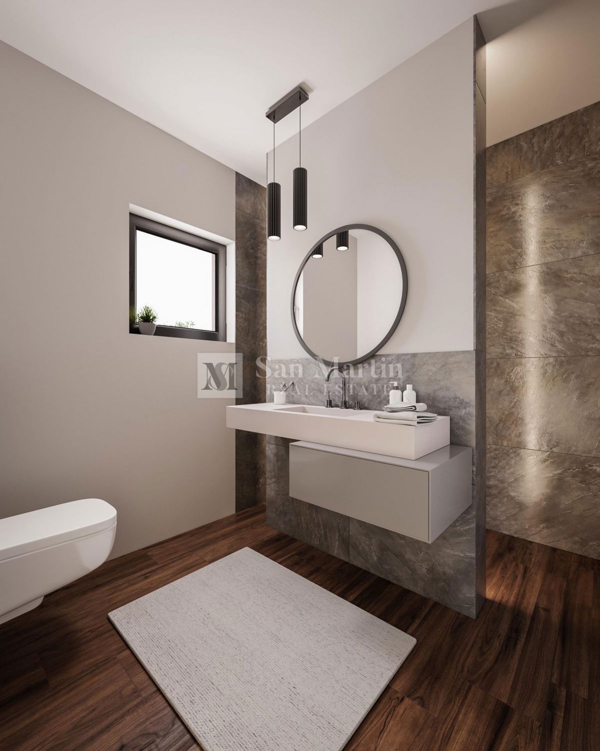 Medulin – Moderna hiša s strešno teraso v bližini morja