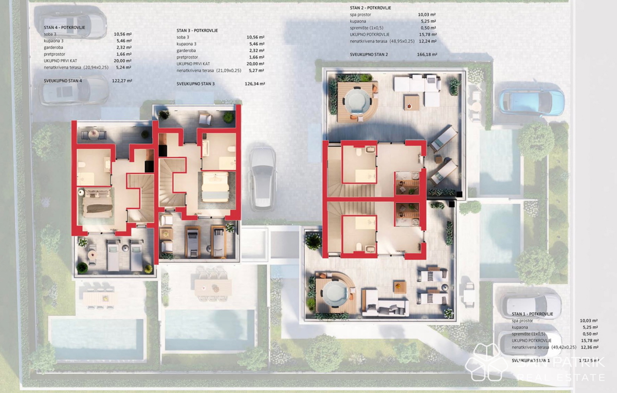 Moderna hiša s bazenom v Poreču, mirna lokacija