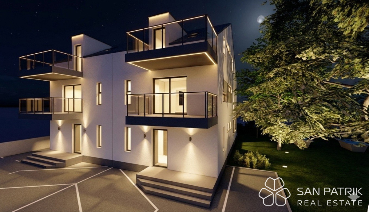 Novogradnja Resnik, sodoben 3-prostorski stanovanje (74 m2) z vrtom, 2.370 EUR/m2