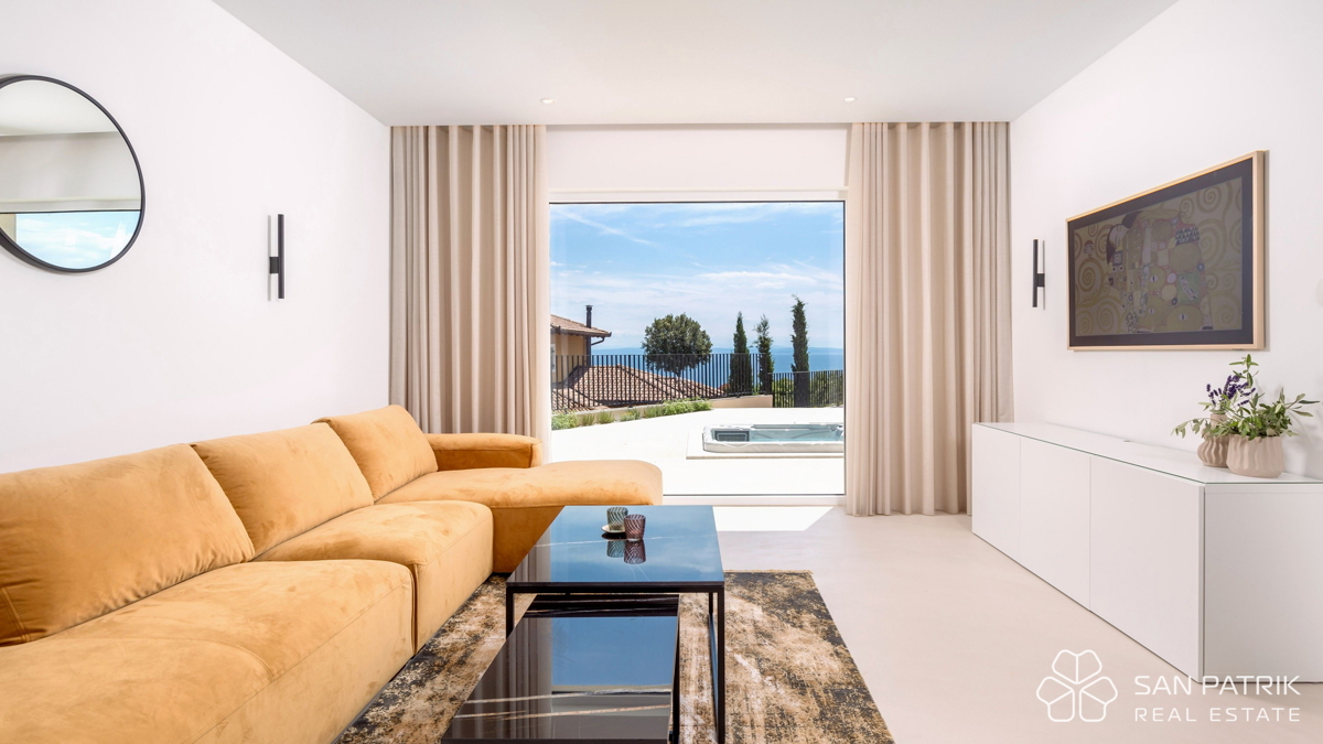 Luksuzna mediteranska vila s panoramskim pogledom – Mošćenička Draga