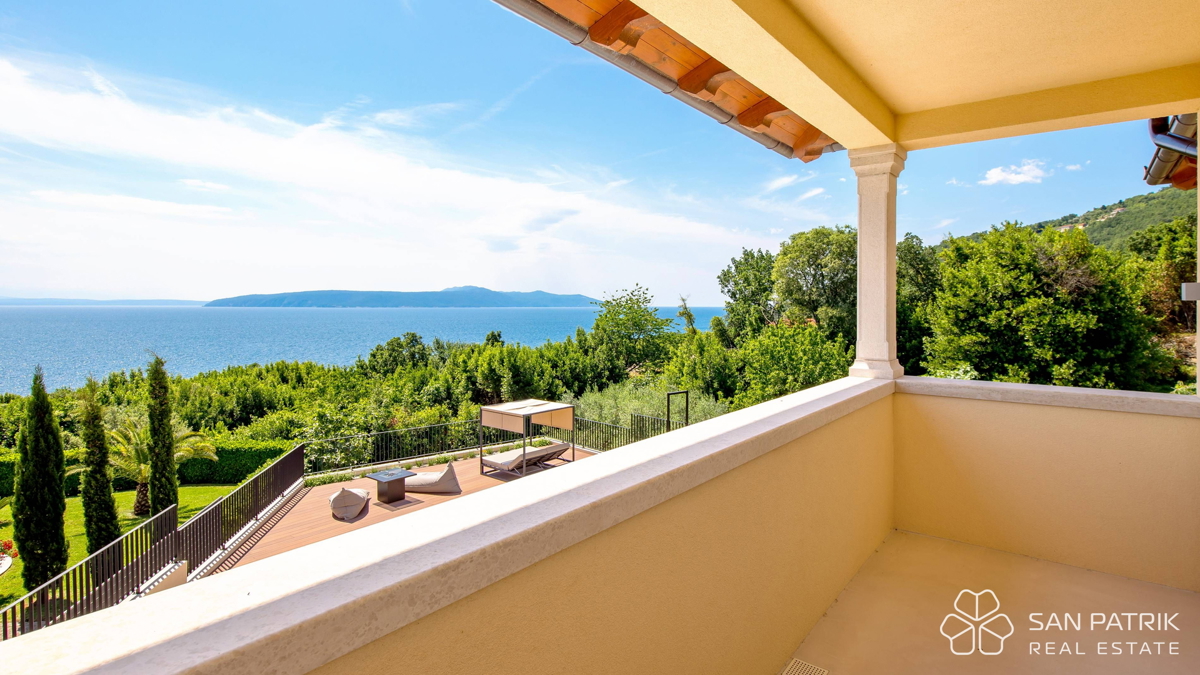 Luksuzna mediteranska vila s panoramskim pogledom – Mošćenička Draga
