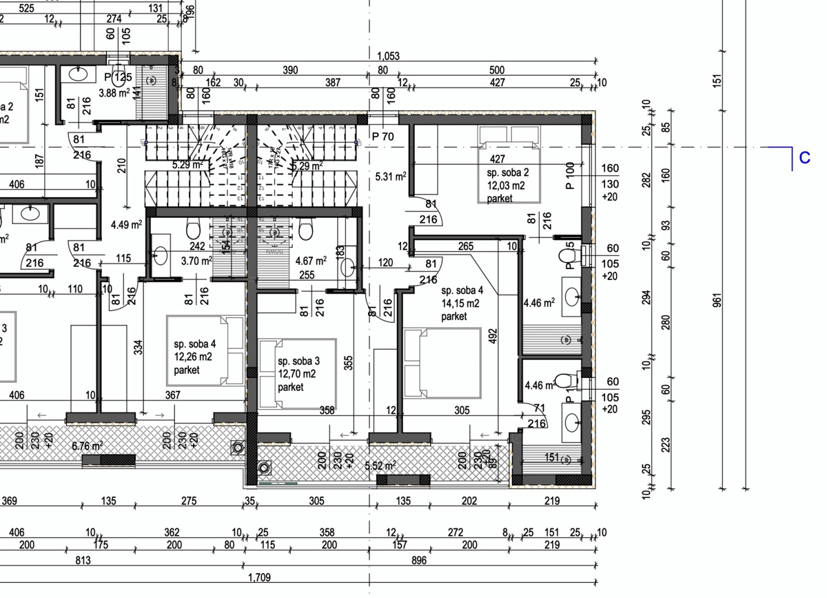 Moderna hiša s bazenom v Poreču, mirna lokacija
