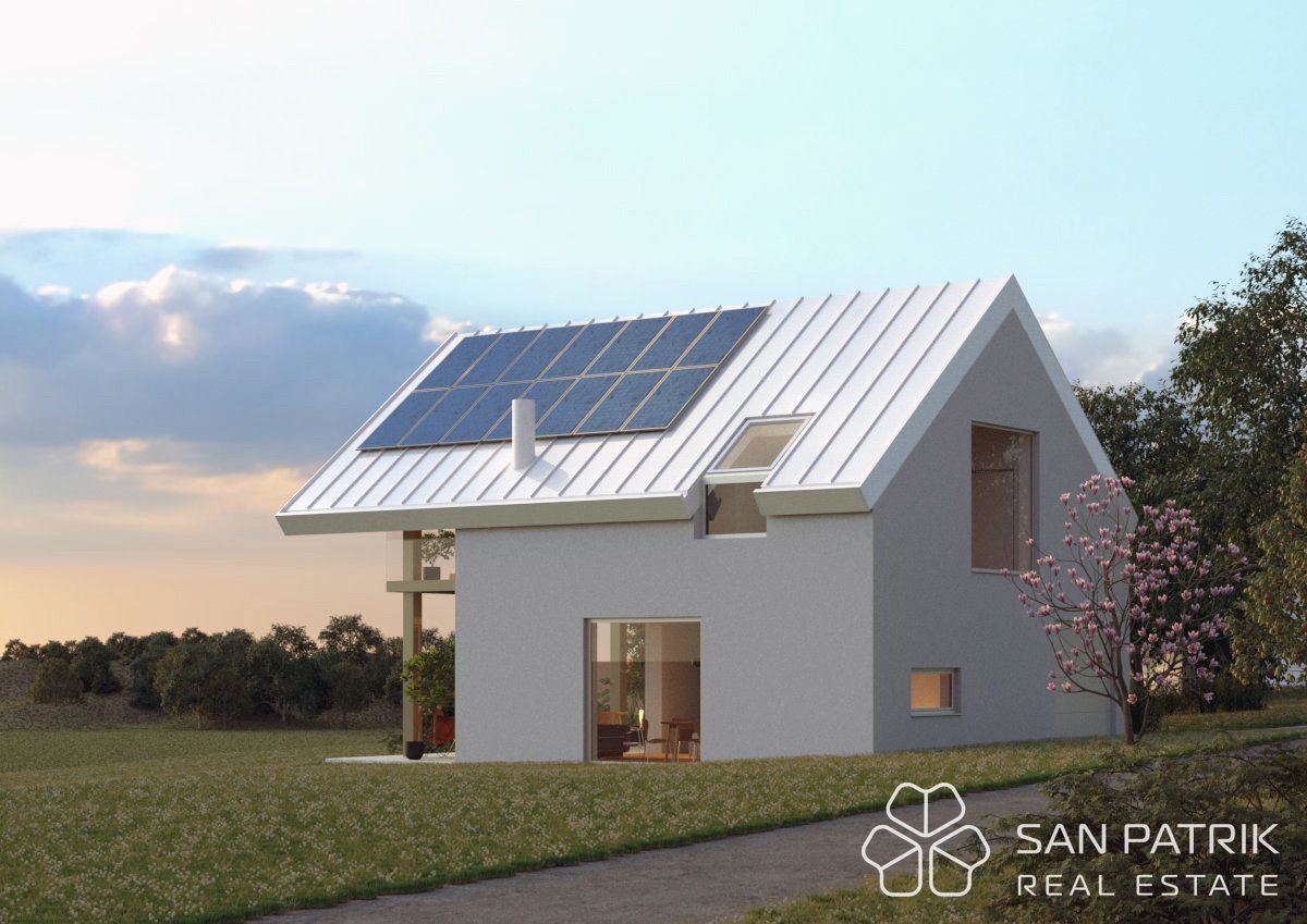 PROJEKT IN GRADBENO DOVOLJENJE ZA A+ HIŠO S SONČNIMI KOLEKTORJI NA MEDVEDNICI