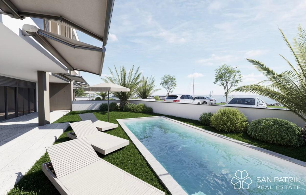 EKSKLUZIVNA NOVOGRADNJA V ZATONU PRI ZADRU – PRVA VRSTA OB MORJU