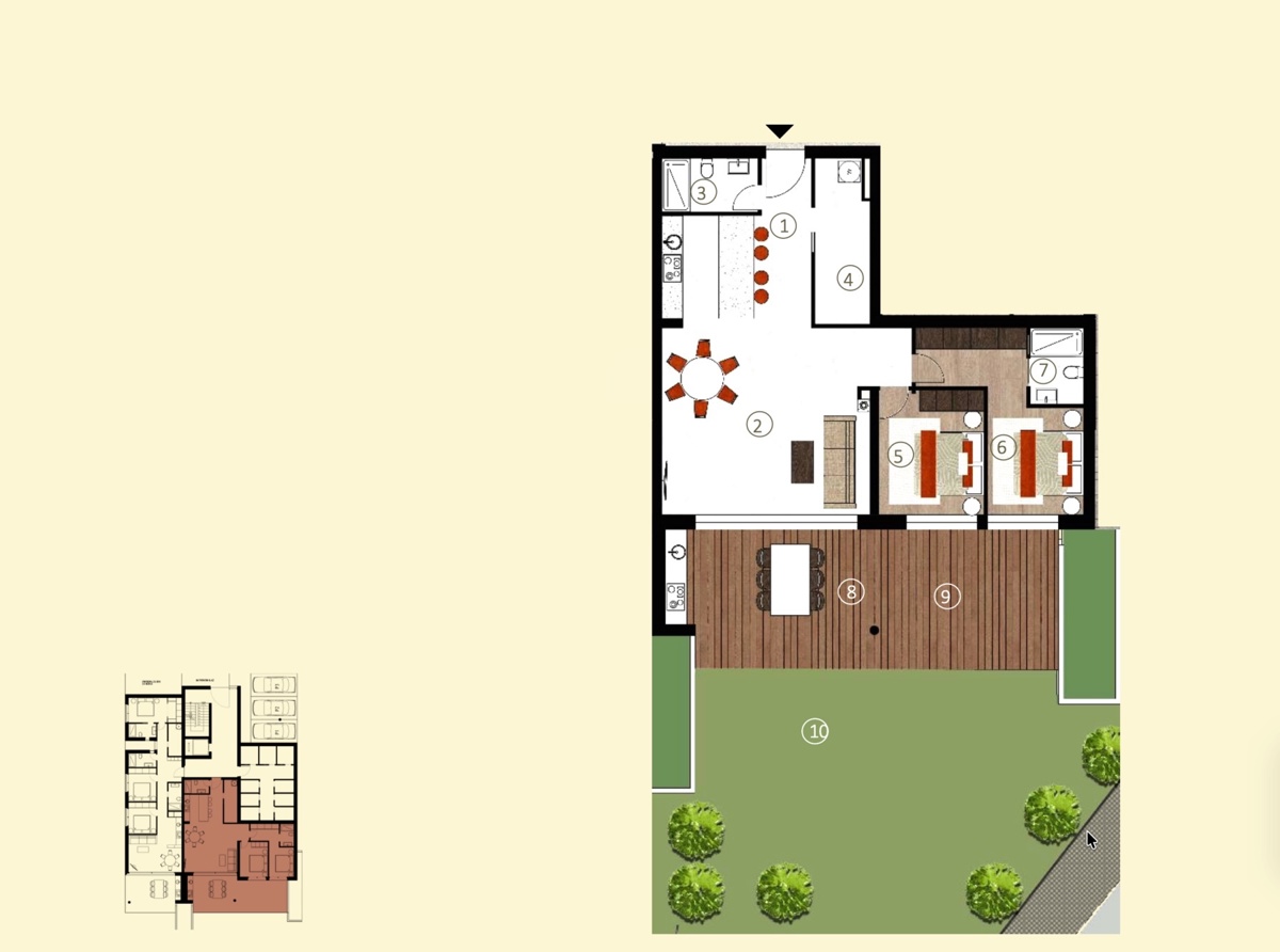 Novogradnja v Novigradu, Istra: Opremljeno stanovanje v novogradnji, takoj vseljivo