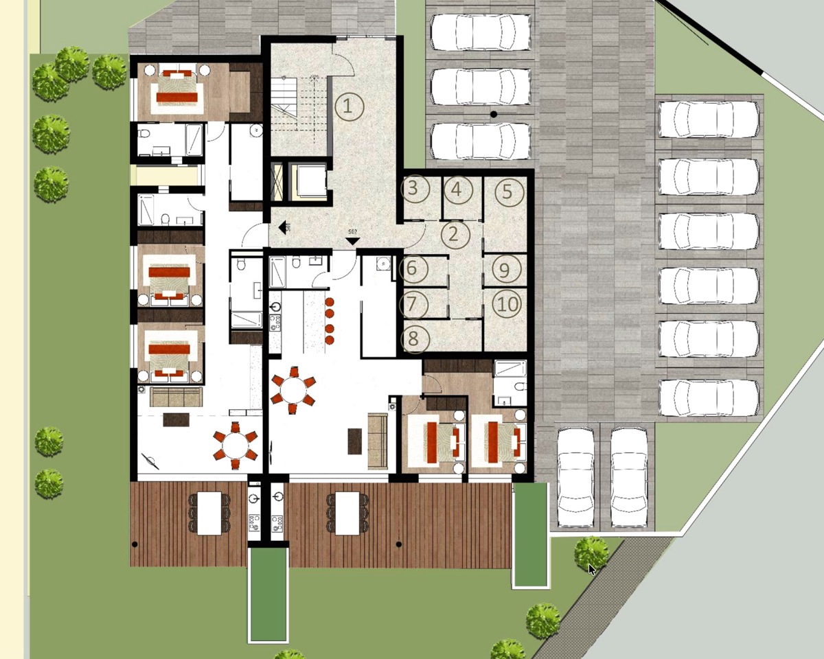Novogradnja v Novigradu, Istra: Opremljeno stanovanje v novogradnji, takoj vseljivo