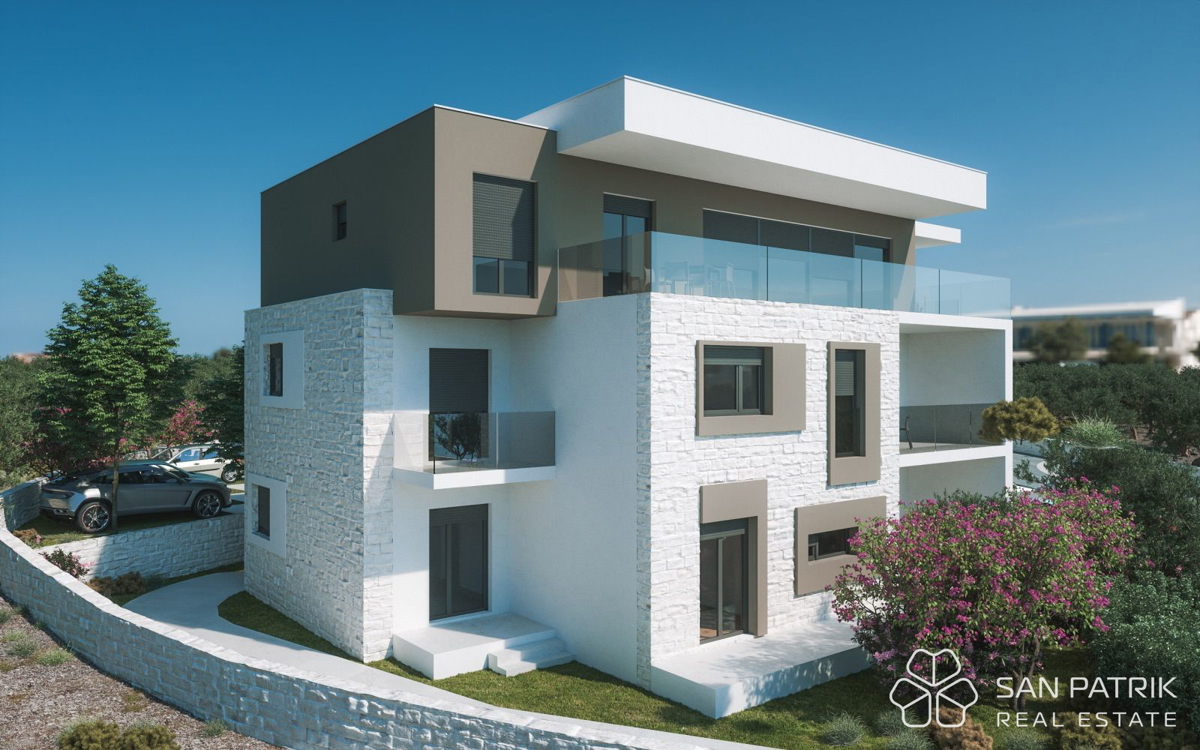 Moderno naselje, blizu Šibenika - 3S stanovanje (75 m2), 250 m od plaže