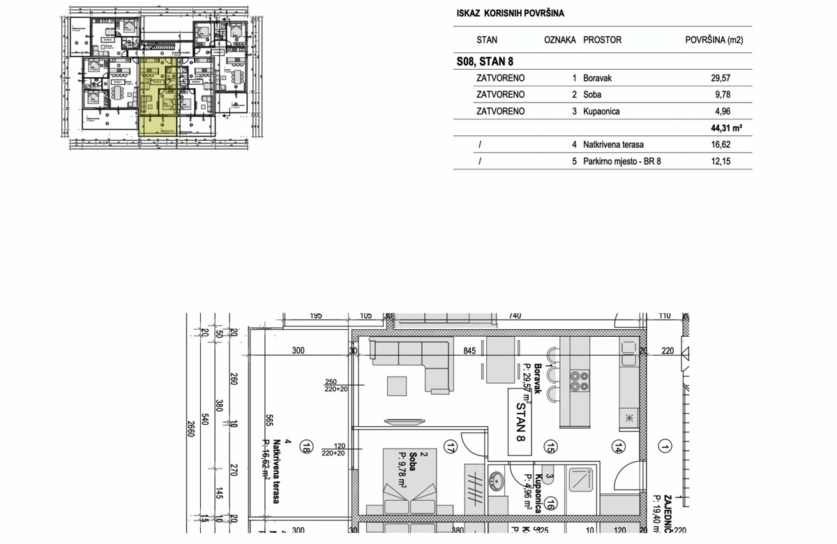 Moderna novogradnja blizu morja, Povljana na otoku Pagu
