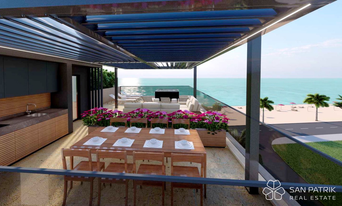 Življenje ob morju: Moderno stanovanje - penthouse (104 m2) v Sukošanu