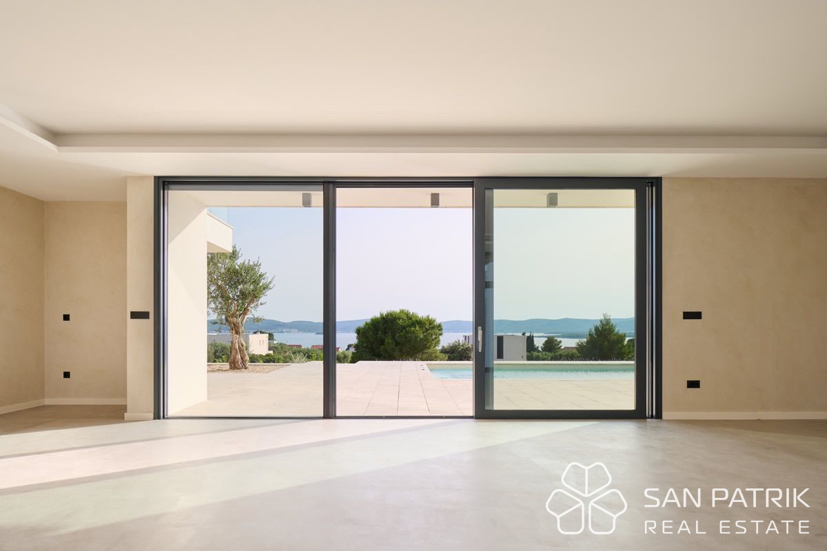 Luksuzna vila s panoramskim pogledom na morje, okolica Biograda na Moru