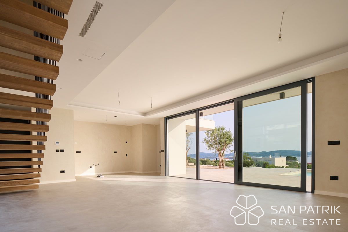 Luksuzna vila s panoramskim pogledom na morje, okolica Biograda na Moru