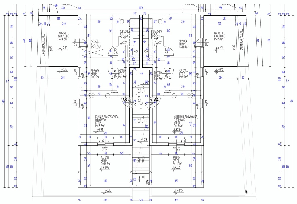Stavba s 6 stanovanji v prvem vrsti ob morju, Milna, otok Brač