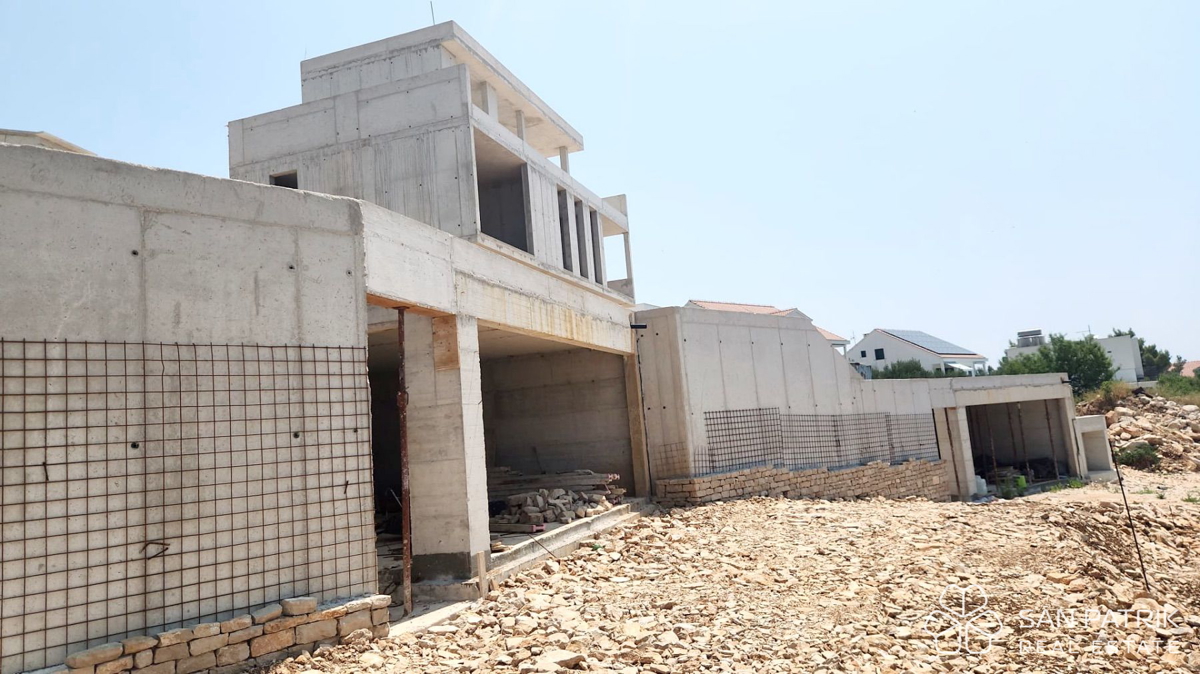 Moderna vila s pogledom na morje + bazen na otoku Brač - 300m od morja