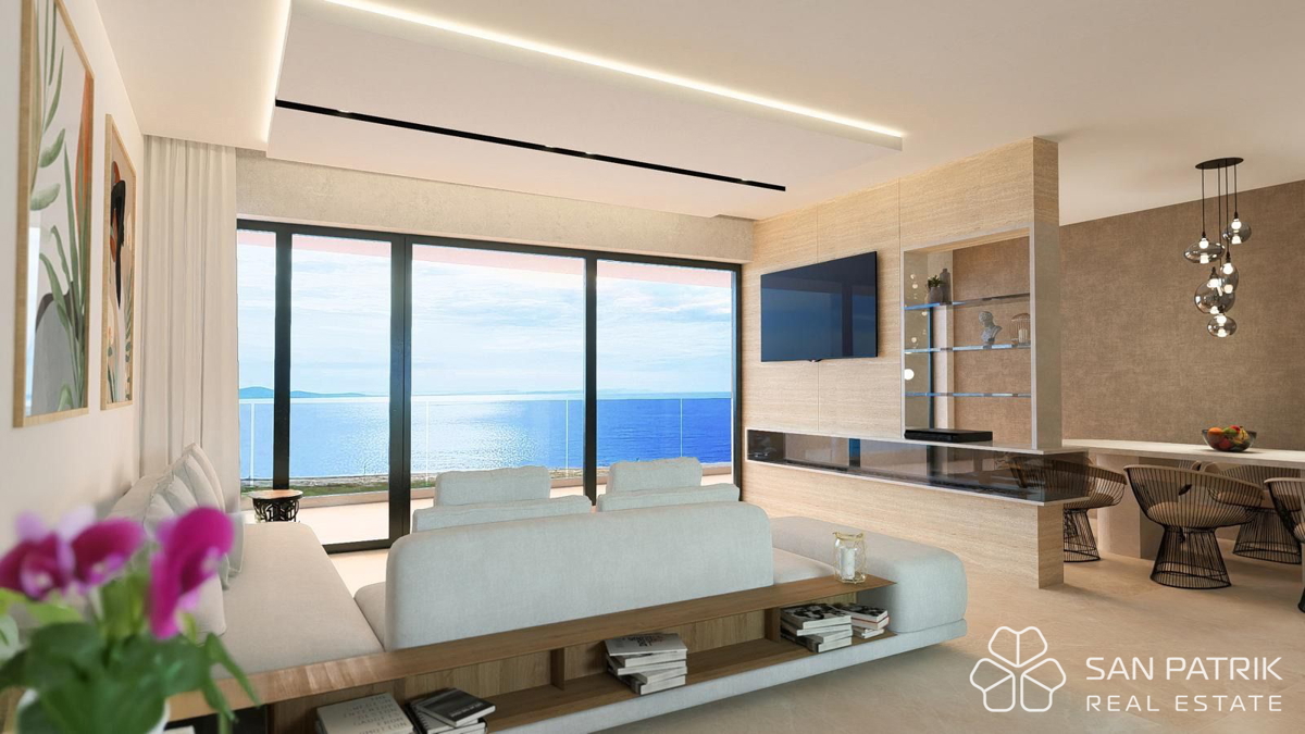 Ekskluzivni penthouse s strešnim bazenom in 360° razgledom – Diklo, Zadar