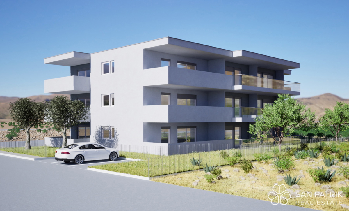 Moderna novogradnja blizu morja, Povljana na otoku Pagu