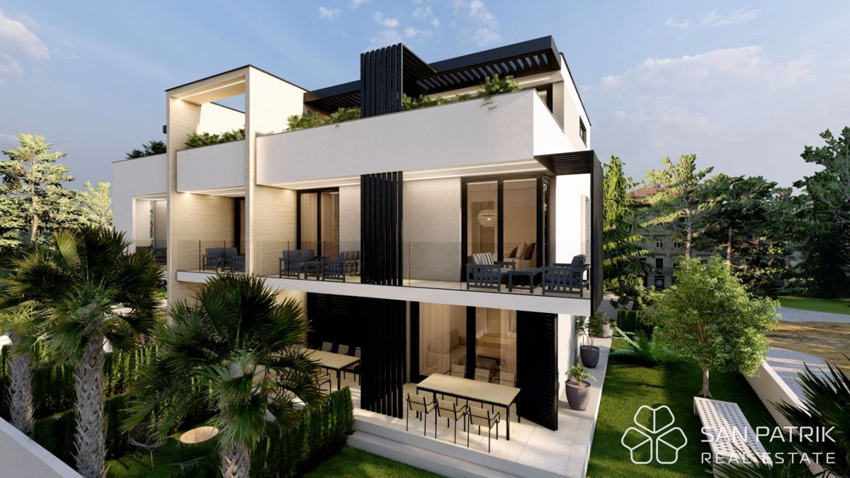 Otok Krk, Mesto Krk - Gradbena parcela s projektom