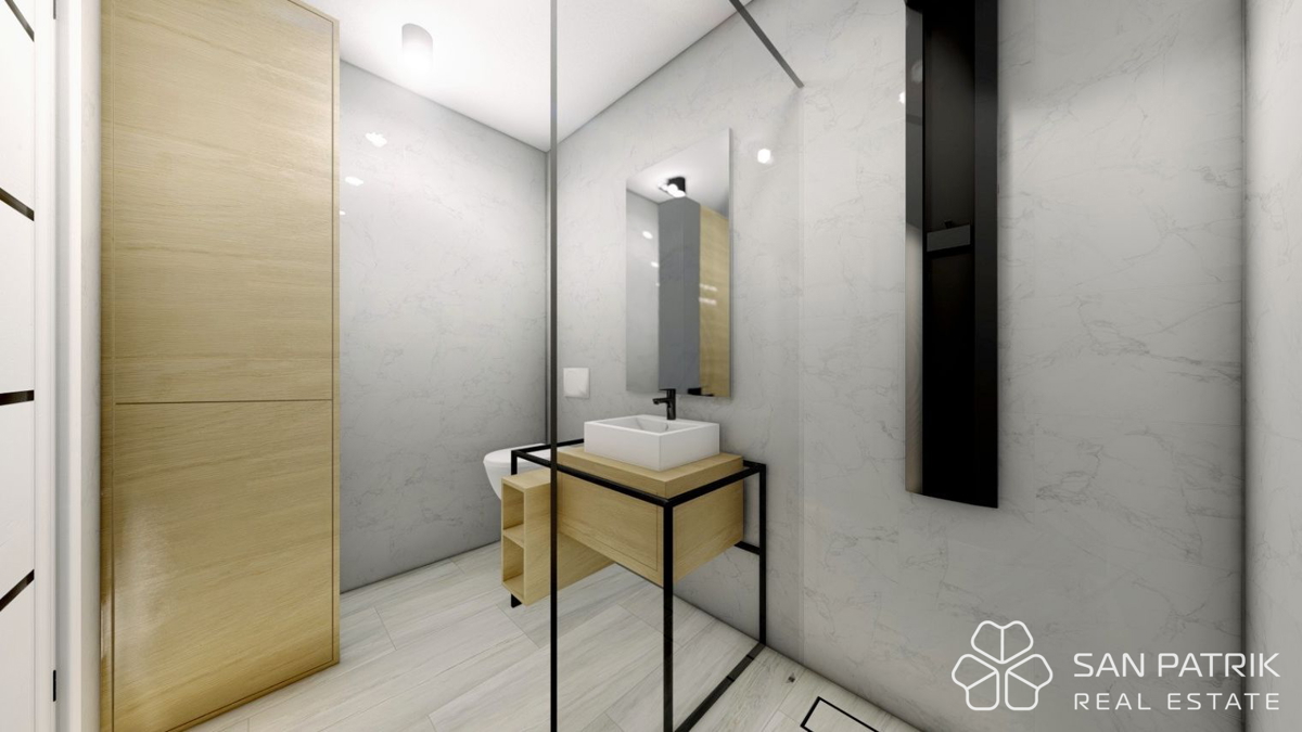 Otok Krk, Mesto Krk - Gradbena parcela s projektom