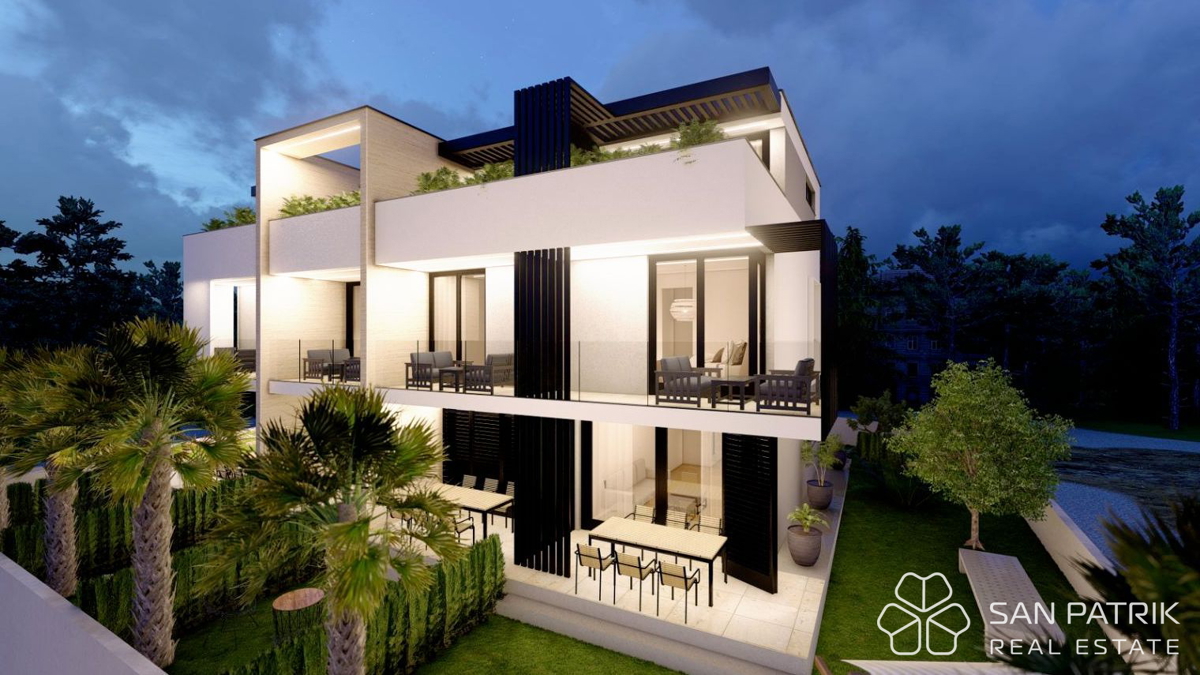 Otok Krk, Mesto Krk - Gradbena parcela s projektom