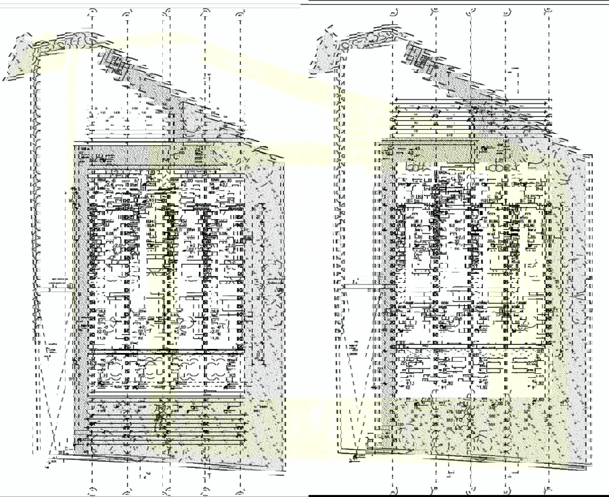Otok Krk, Mesto Krk - Gradbena parcela s projektom