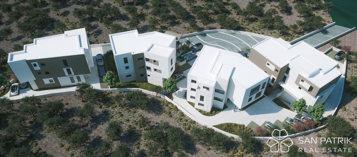 Moderno naselje, blizu Šibenika - 4S stanovanje (102 m2), 250 m od plaže