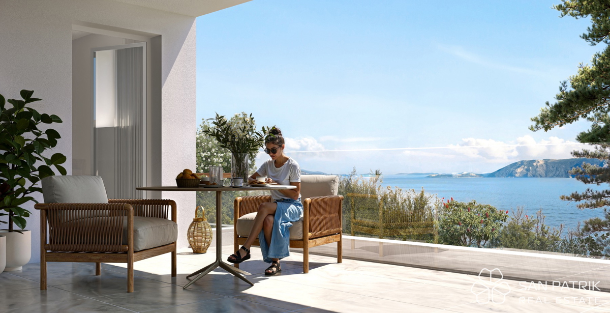 Apartma prvi vrsti ob morju, 1 spalnica | Vinodol Seafront Collection