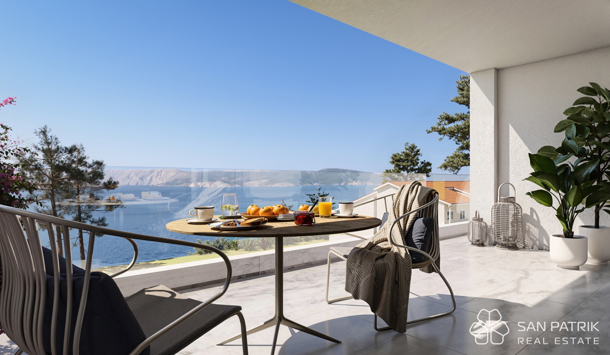 Apartma prvi vrsti ob morju, 1 spalnica | Vinodol Seafront Collection