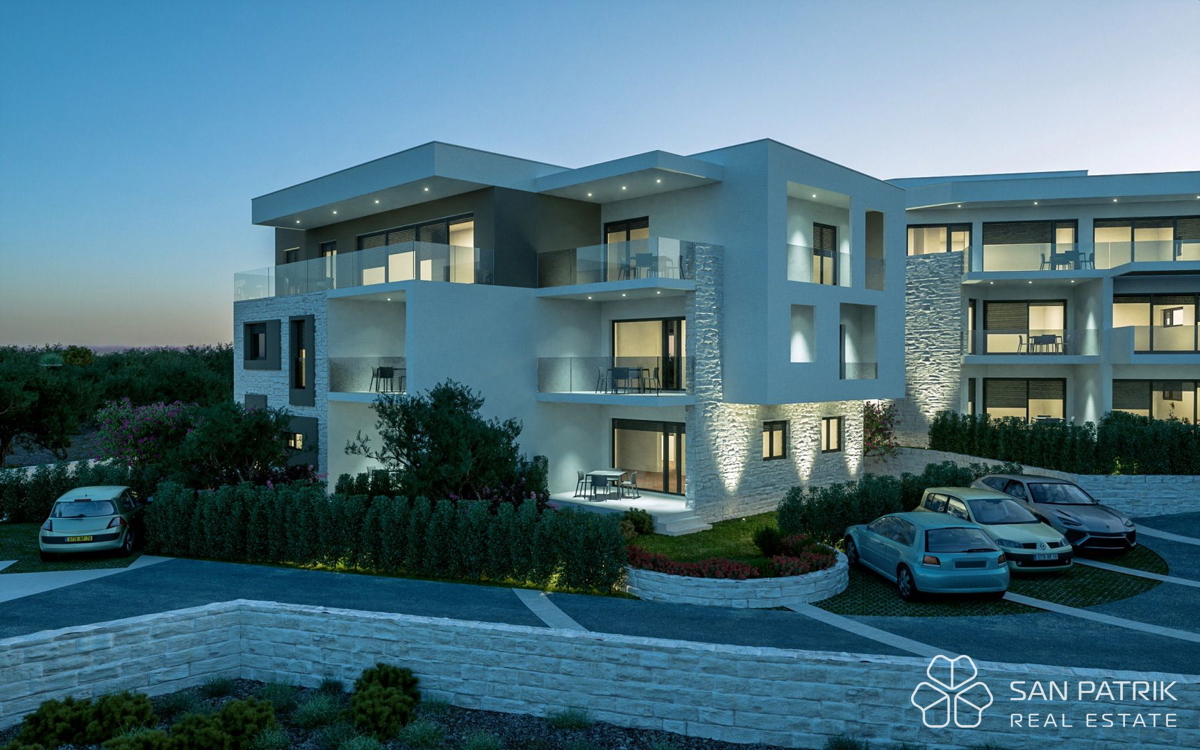 Moderno naselje, blizu Šibenika - 3S stanovanje (66 m2), 250 m od plaže