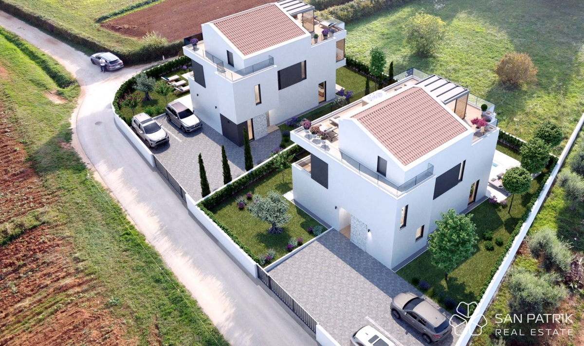 Moderna vila - blizu Poreča: Mirno sredozemsko zatočišče + bazen