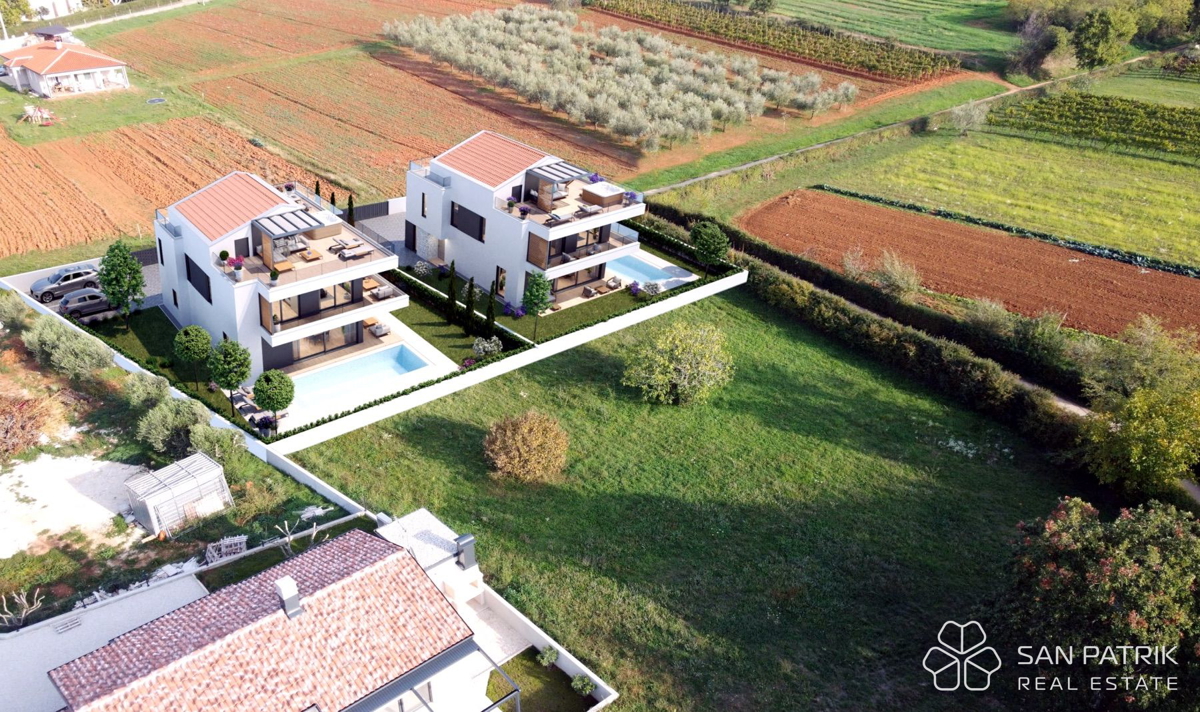 Moderna vila - blizu Poreča: Mirno sredozemsko zatočišče + bazen