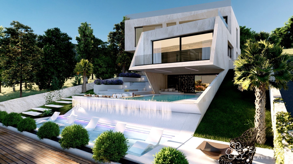 LUKSUZNA VILA PAKLENICA – PANORAMSKI POGLED NA MORJE IN VELEBIT