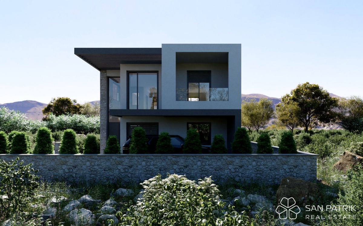 Murter, prvi red ob morju – vila z bazenom in panoramskim razgledom