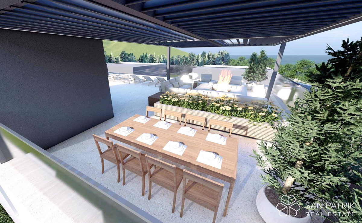 Vaš nov življenjski slog v luksuznem penthouseu s pogledom na morje v Sukošanu