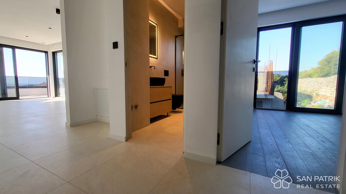 Moderno stanovanje v novogradnji na mirni lokaciji na otoku Krku