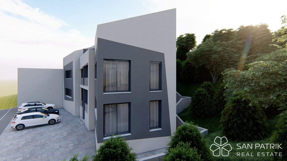 Elegantna novogradnja v bližini središča Vrbnika na otoku Krku