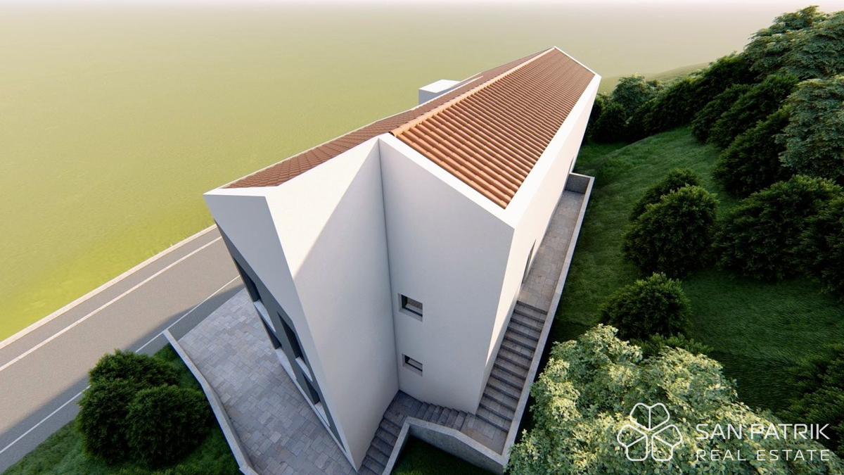 Elegantna novogradnja v bližini središča Vrbnika na otoku Krku