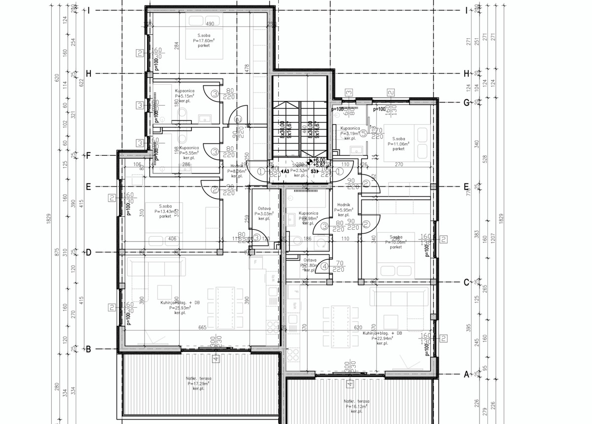 Novalja - sodoben apartma v mirnem naselju, 450 m od morja