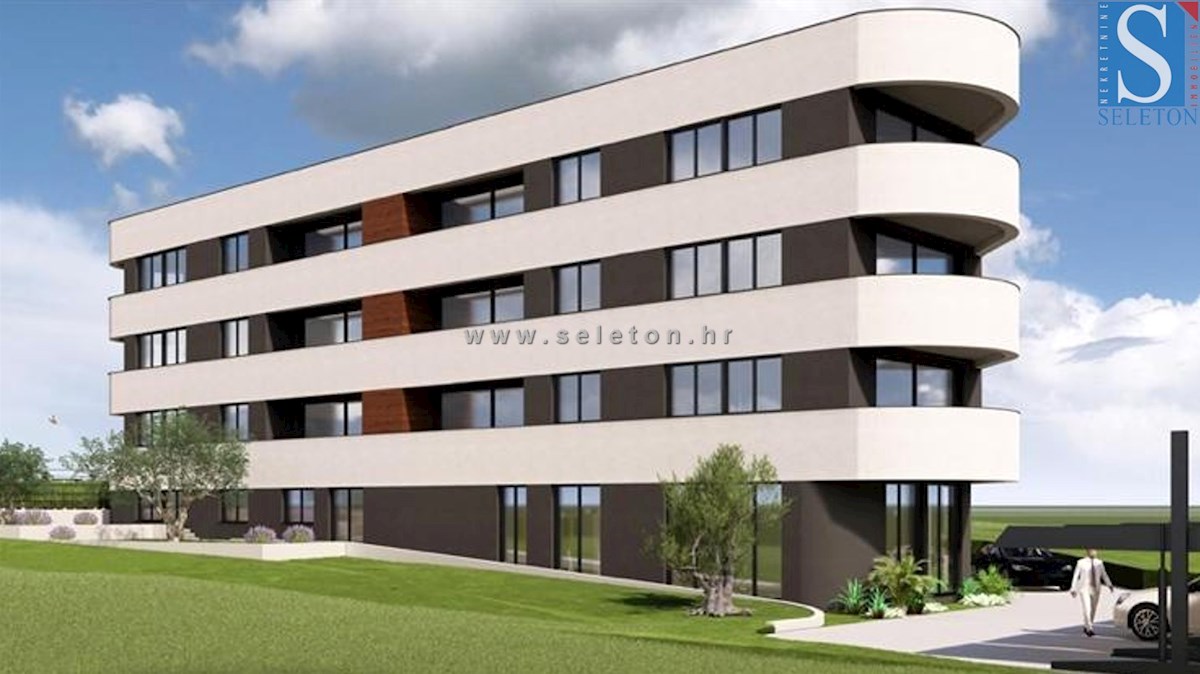 Poreč-okolica, 80 m2 stanovanje s pogledom na morje - v gradnji