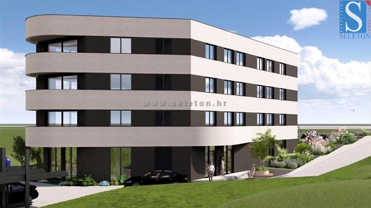 Poreč-okolica, 80 m2 stanovanje s pogledom na morje - v gradnji