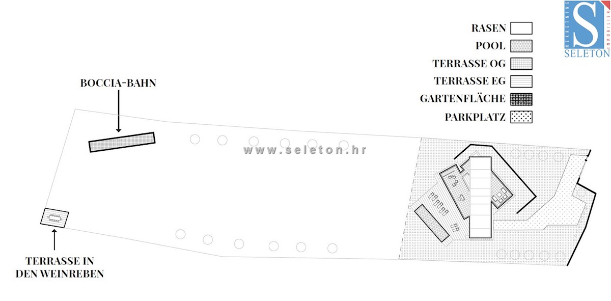 Istra, Poreč - okolica, moderna vila 437 m2 z bazenom in velikim vrtom