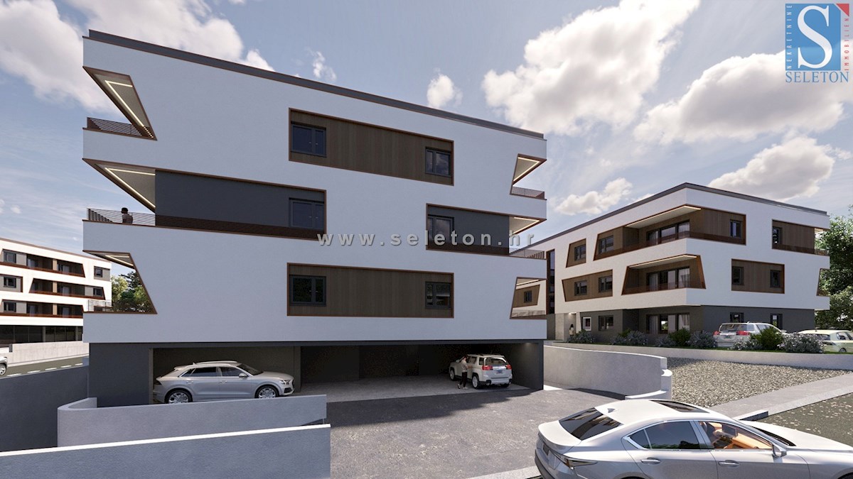 Istra, Poreč, novo stanovanje velikosti 78 m2 v moderni novogradnji, 1. nadstropje