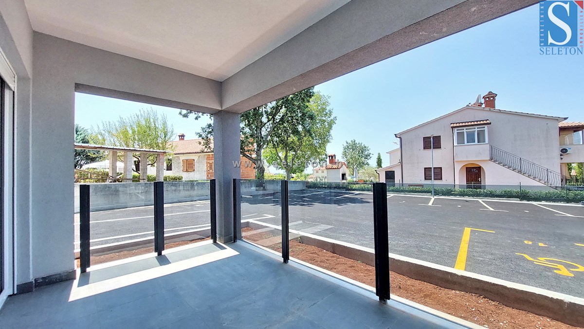 Novo stanovanje v okolici Poreča 72 m2 z vrtom 170 m2