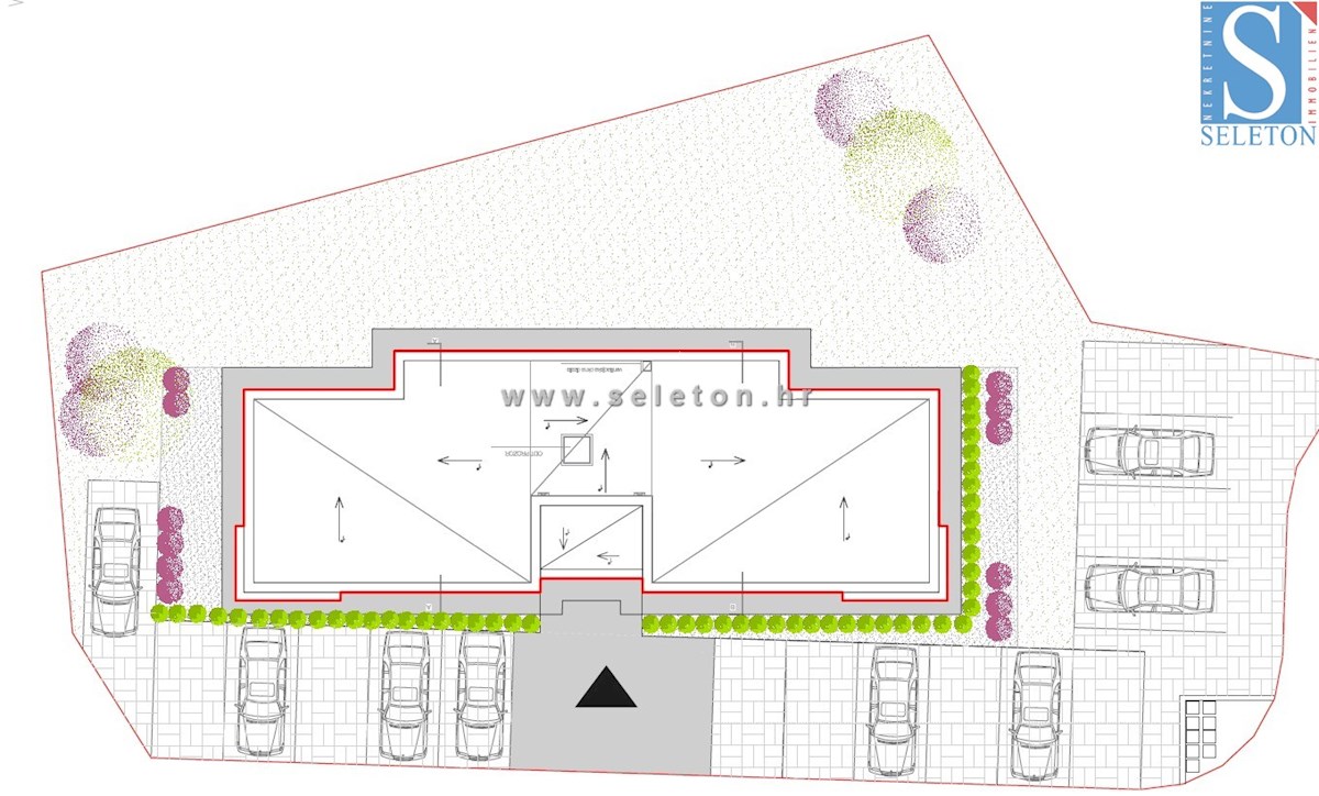 Poreč, novo stanovanje velikosti 67 m2 z vrtom velikosti 230 m2, 2 parkirnima mestoma, kletjo