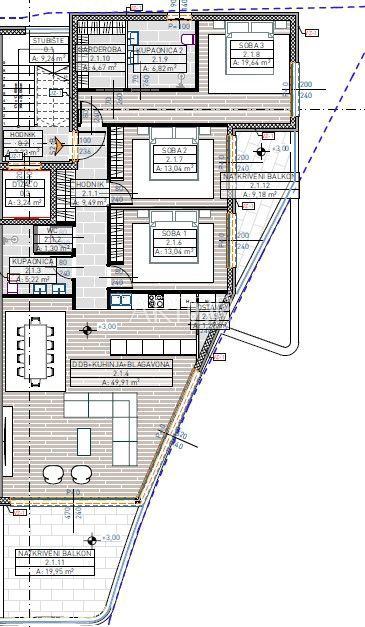 Apartmaj Liganj, Lovran, 142m2